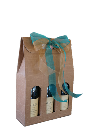 3 Bottle Gift Wrap Box